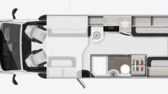 Vango – Autotrail semi-geïntegreerde camper met 6 slaapplaatsen vanaf 2023