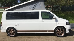 4 berth Volkswagen Transporter Campervan With Pop Top 2013