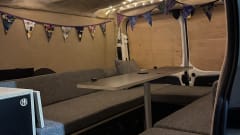 Disco Bus  – Premium Custom Vauxhall Vivaro with Roof Tent 
