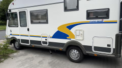 KunnCamp – Family motorhome 4-person Eura Mobil integrated from 2002