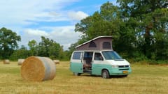 Jente – 4p Westfalia T4 campervan with lifting roof