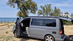 Off-grid – VW-Campingbus für 4 Personen aus dem Jahr 2013