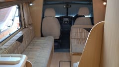 Carrie – 5 berth pet friendly motorhome, based between Brighton and Gatwick