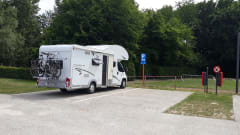 Fully furnished alcove motorhome