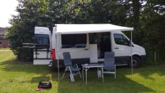 Vrijheid – 2p VW Crafter bus from 2014, complete, spacious and cozy