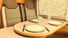Onze Pössl :-) – Buscamper (2020) with bicycle rack, bedding and linen etc.