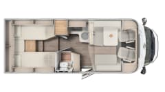 Carado T448 Pro (4 Personen / 2x ISOFIX / praktisches Hubbett)
