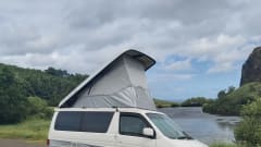 4 berth Mazda campervan - perfect size for Scottish roads 