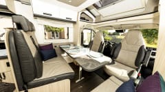 Ittercampers – 6p Sun Living semi-integrated from 2022