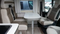 Bavaria, 2 sleeping, 4 seating.