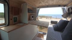 Miles – VW T4 Van Equipment – Compact Comfort for Travel in Sardinia