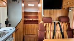 Bürstner camper for 2 people