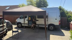 Roxy – 3 berth Renault master high top long wheelbase camper van from 2007