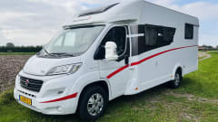 Very luxurious and spacious Adria Matrix family camper (max. 5 pers.).