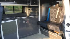 4 berth VW transporter campervan from 2016