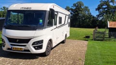 Family camper with bunk beds