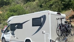 3p Chausson 2019 electrically adjustable bicycle rack for 2 bicycles