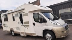 CI X-TIL – Very luxurious 4 person camper with queen bed and pull-down bed, lots of storage space