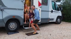 Luxury family camper ready for wonderful trips