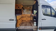 Atmospheric Mercedes-Benz bus camper 2 person "My Benz"