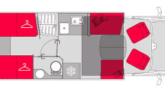 Winding Road – Camper di lusso Pilote P740FGJ del 2026 con 4 posti letto.