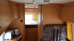 Fendt 660 dbh – 6 person camper with XXL Garage, spacious and fully equipped