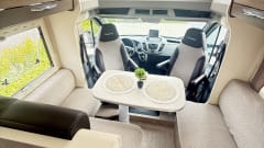 Chausson Welcome 728EB – Embark on an adventure with our Chausson Welcome 728 EB! 🚐✨