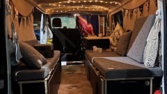 Disco Bus  – Premium Custom Vauxhall Vivaro with Roof Tent 
