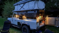 The Silver Bullit – Land Rover Defender (NL) 4x4 One-of-a-kind Custom made Offroad camper