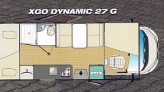 Bedmobil – Motorhome XGO 27 dynamic, FIAT Ducato, year 2021, fully equipped