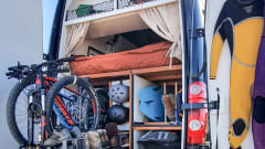 Off grid campervan for surfers, mountain bikers/racing cyclists