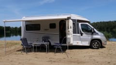 3p Dethleffs T 6700 half integral, from 2012