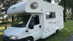Fiat 6 sleeping places, 2006, air conditioning, fixed beds, bicycle rack