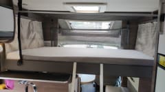 Knaus Familien Wohnmobil mit Hubbett