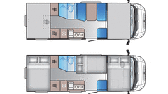 Sun Living  – 6p recent family camper from 2021 - Sun Living alcove