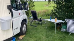 Ons Bonbonnetje – 2p Bürstner semi-integrated uit 2013