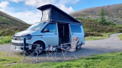 One life  – Including insurance the coolest Vw camper from Edinburgh airport 