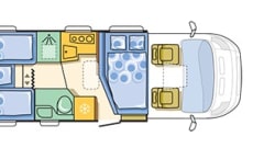 Adria matrix 670 SL model 2022 (4-5 pers. / complete for holidays)