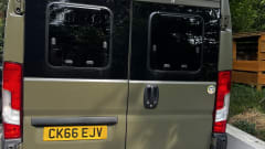 Big Tony – 5 berth Peugeot boxer campervan. Brand New off grid conversion