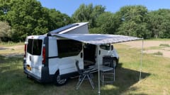 KIWI  7 – Opel Vivaro (ECO) buscamper . geheel zelfvoorzienend 