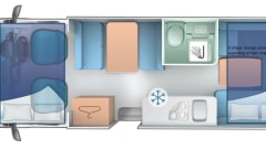 Bee – Fabulous six berth, five seat belt spacious motorhome 