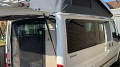 Ford Nugget Westfalia with pop-up roof