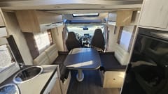Titanium – Luxury 4 person Camper (extra air conditioning, smart TV, Alpine navigation/radio)