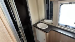 6p Giottiline Siena alkoof + stapelbed en fietsendrager 