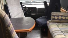 Hymer camper for 2 or 3 people for rent.