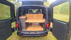 VW Transporter with luxurious interior and 