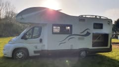Frankie G – Frankie is our beautiful & flexible 6 berth Motorhome.