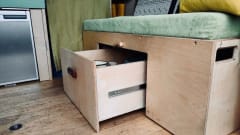 Little Nics  – 2 Berth Solar powered cozy campervan with awning 