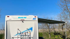 Bellissimo camper fiat con pannello solare