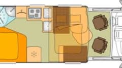 Bürstner Ixeo Quadra – Luxurious and neat 4 person Bürstner in beautiful colors